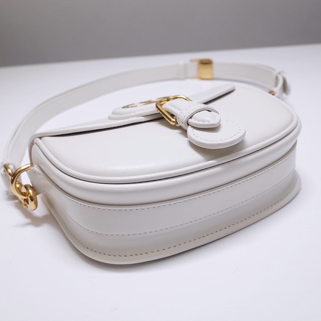 Mini Dior Bobby Bag White Box Calfskin